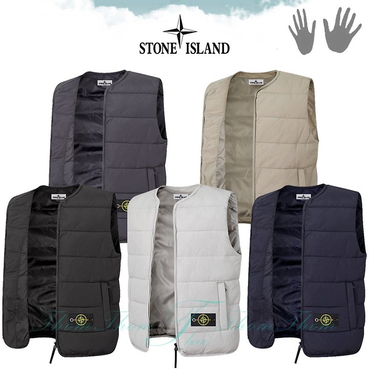 STONE ISLAND 스톤아일랜드 노카라 패딩 베스트
