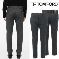 TOMFORD 톰포드 TF 스틸로고 밴딩 슬랙스