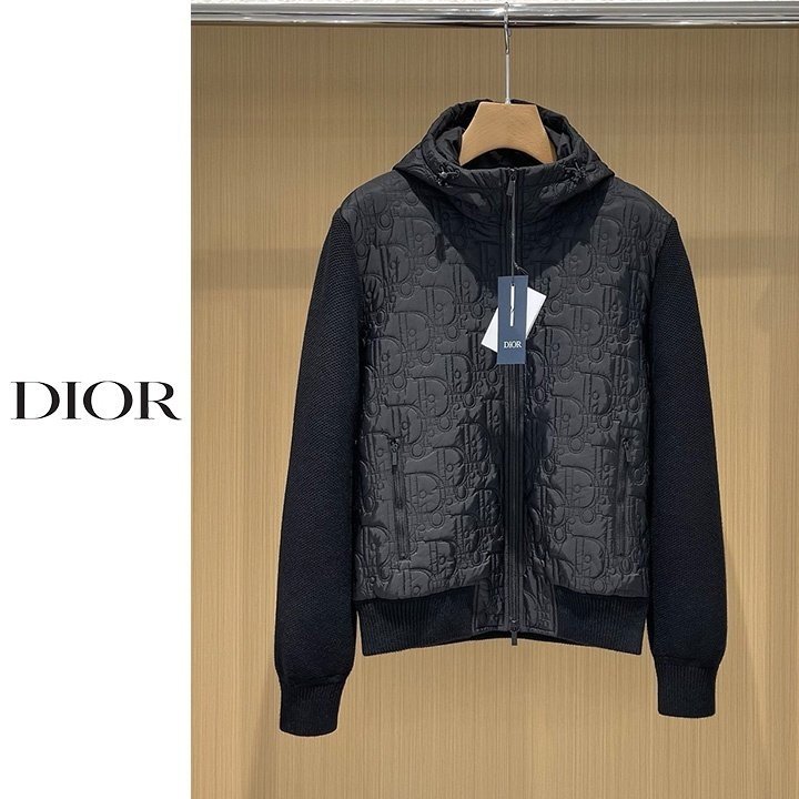 DIOR 디올 오블리크 후드 블루종 자켓