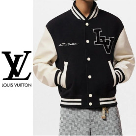 LOUIS VUITTON 루이비통 바시티 블루종 자켓
