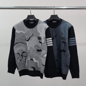 PHILIPP PLEIN 필립플레인 스컬 완장 니트