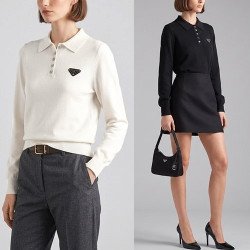 PRADA 프라다 플레이트 카라니트