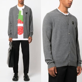 COMME DES GARCONS 꼼데가르송 라운드 니트가디건 (남성) 3COLOR