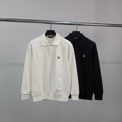 LOROPIANA 로로피아나 스틸탭 카라 맨투맨