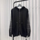 CHROME HEARTS 크롬하츠 레더 플로랄 패치 후드집업