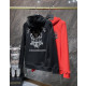 CHROME HEARTS 크롬하츠 7001 세메터리 크로스 로고 후드 집업