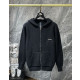CHROME HEARTS 크롬하츠 7046 Y NOT 세메터리 크로스 니트 후드 집업