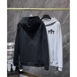 CHROME HEARTS 크롬하츠 7051 세메터리 크로스 패치 후드