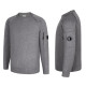 C.P COMPANY C.P컴퍼니 라운드 니트 스웨터 렌즈와펜 램스울 스트라이프 2COLOR