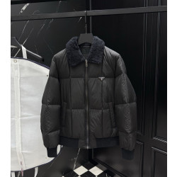 PRADA 프라다 25111 시어링 다운 패딩 자켓