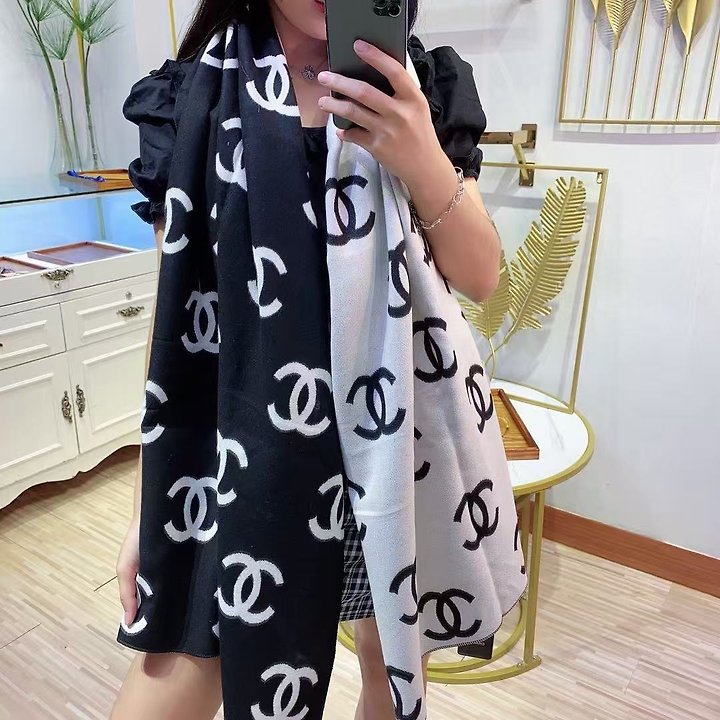 CHANEL 샤넬  캐시미어 머플러