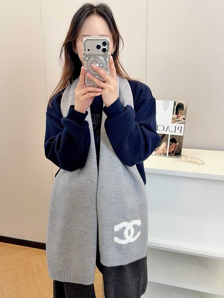 CHANEL 샤넬  캐시미어 머플러